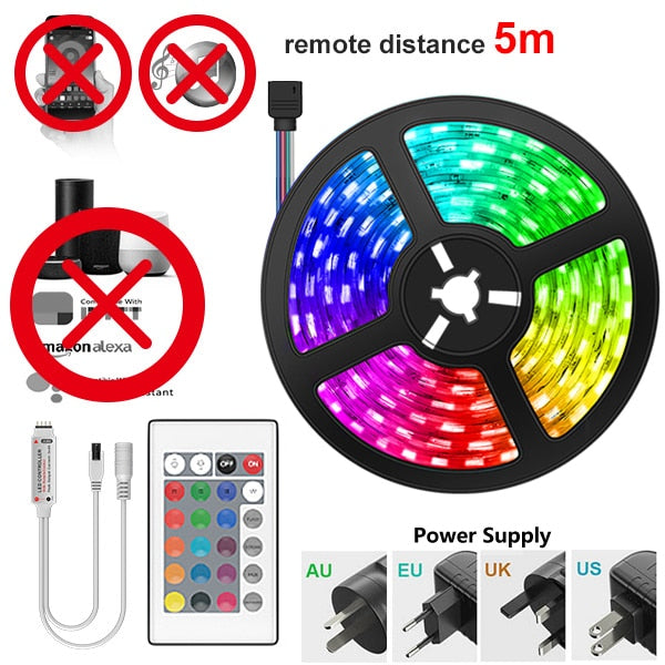 5M-30M WIFI LED Strip Lights Bluetooth