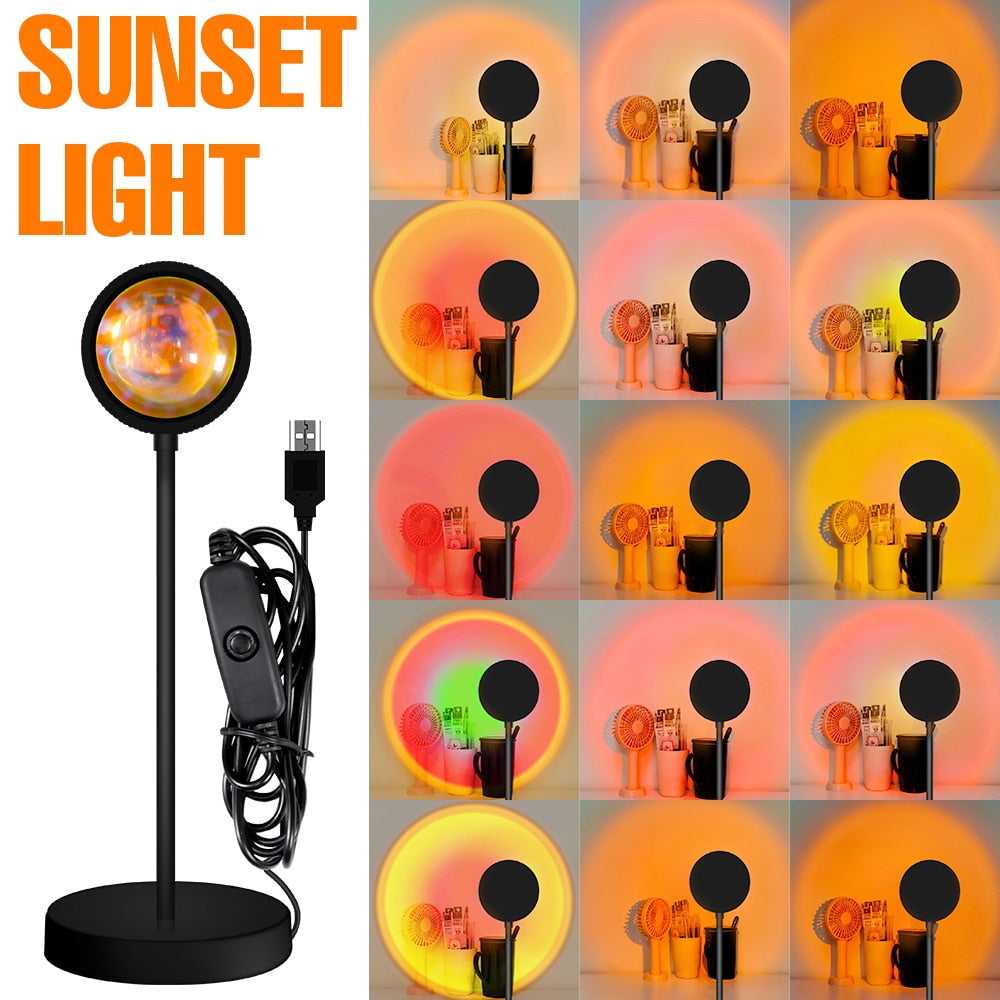 LED Projection Lamp Sunset Light