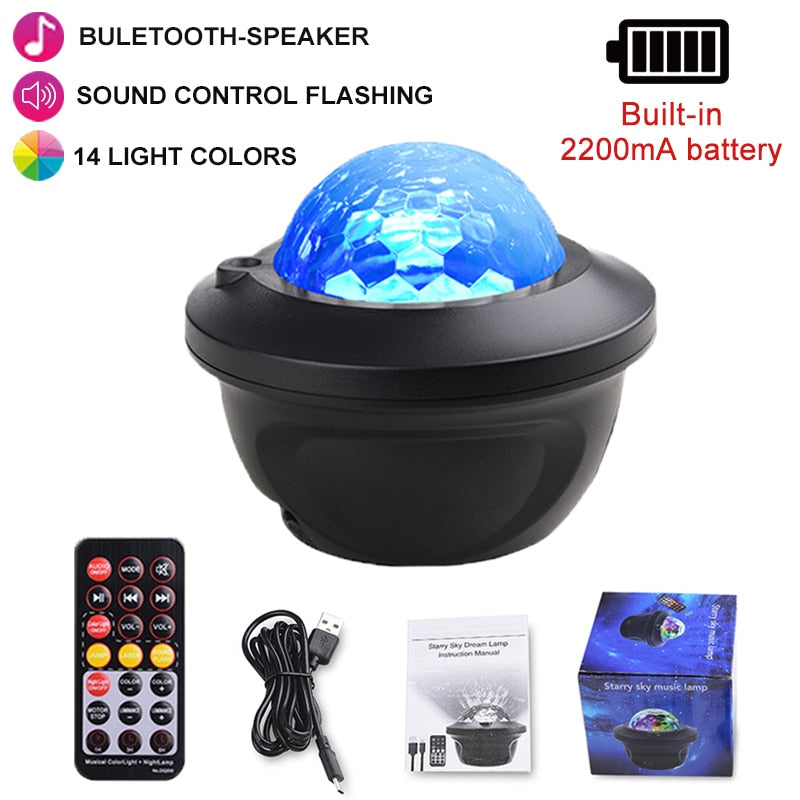 LED Star Galaxy Projector "Sky Night Light"