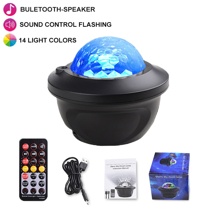 LED Star Galaxy Projector "Sky Night Light"